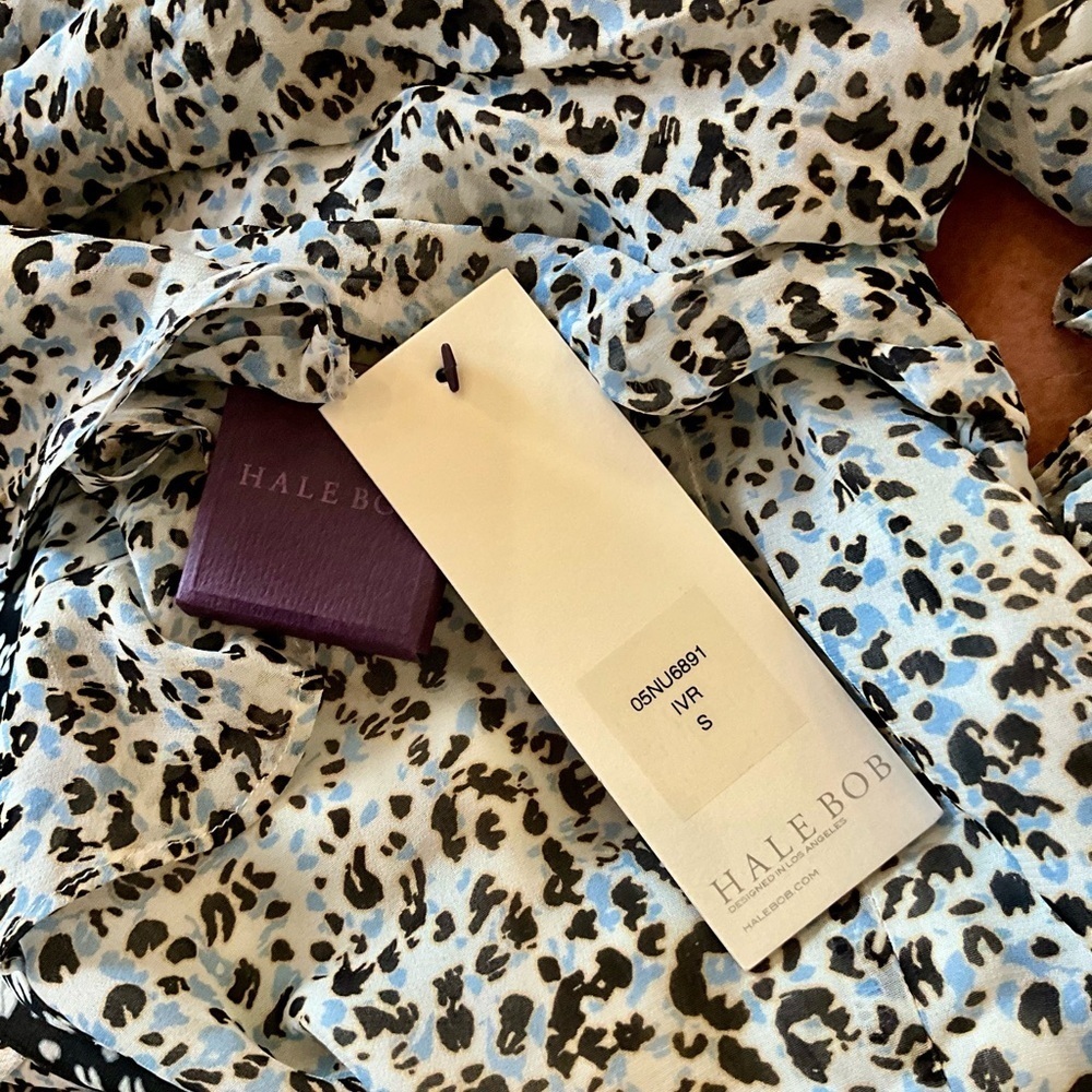 Hale Bob Animal Print Silk and Viscose Dress - Picture 3 of 5